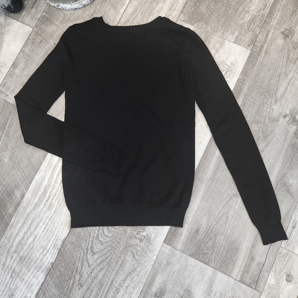 "Exercise - Extra Fries" Sweater XS Black - Picture 2 of 7